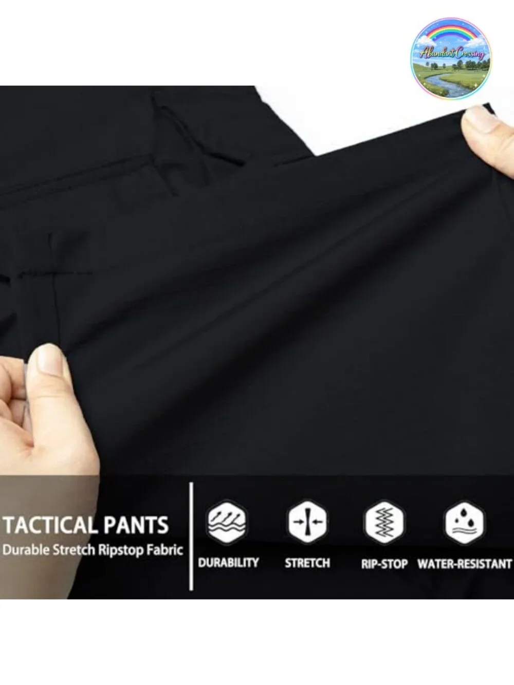 Men's Stretch Tactical Cargo Pants Ripstop Water Resistant Multi-Pocket Work